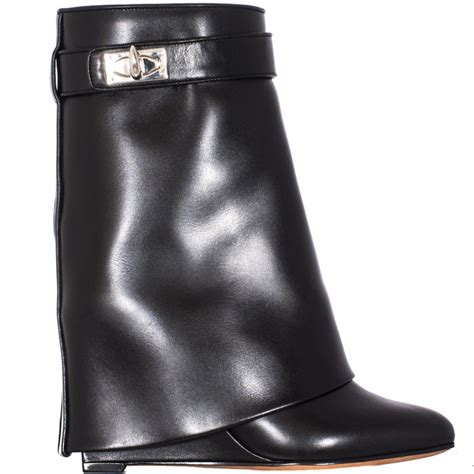 givenchy shark lock stivali|givenchy shark lock boots.